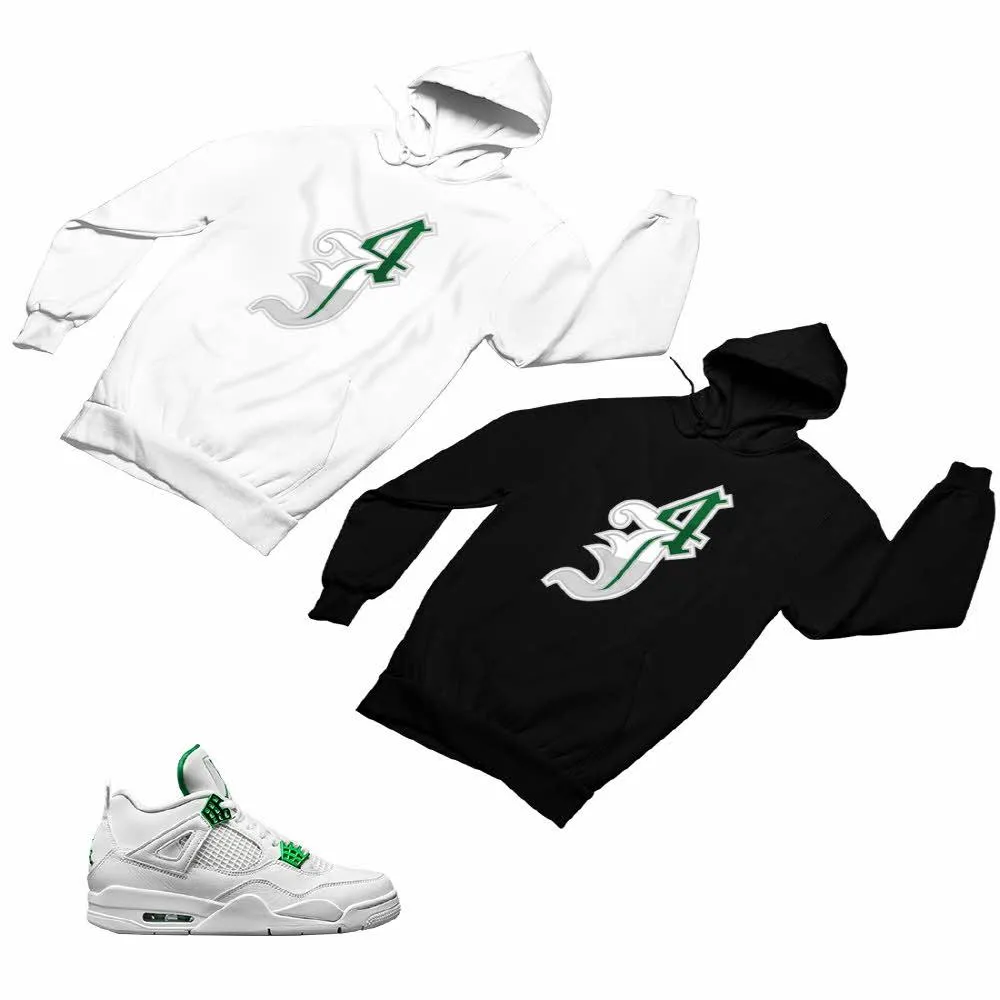 Jordan 4 Green Matching Custom Designed Hoodies JD 4-23-40