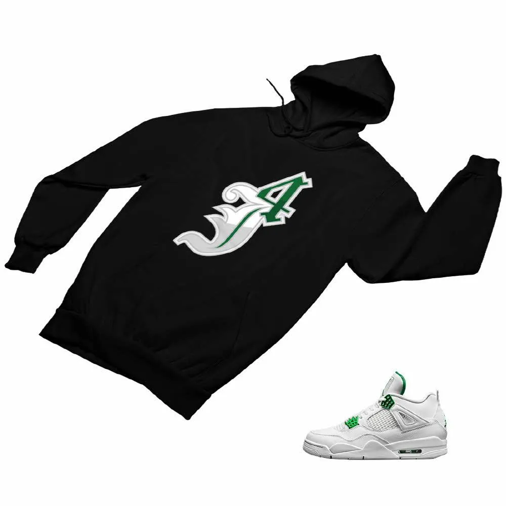 Jordan 4 Green Matching Custom Designed Hoodies JD 4-23-40