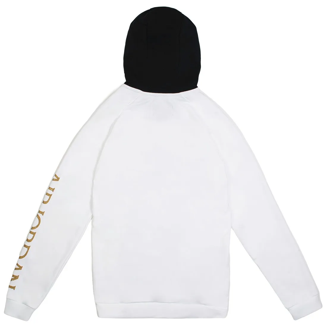 Jordan Men Jumpman Classics Pull Over Hoody (white / black / metallic gold)