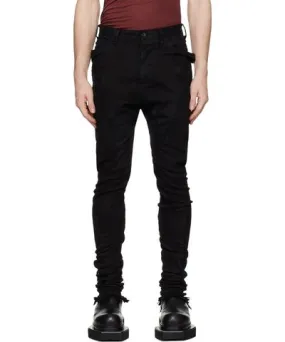 Julius Black Degraded Punk Slim Jeans