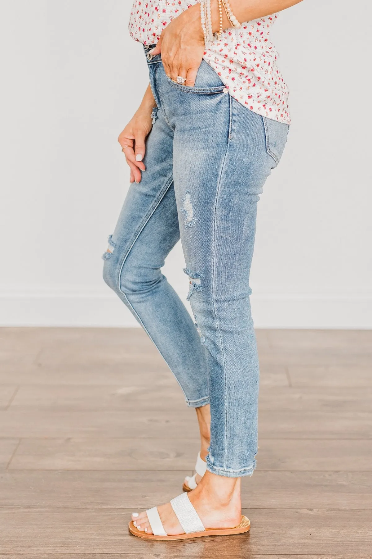 KanCan Curvy Skinny Jeans- Hillary Wash