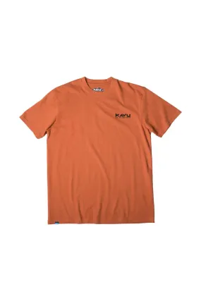 Kavu Klear Above The Etch Art T-shirt In Copper