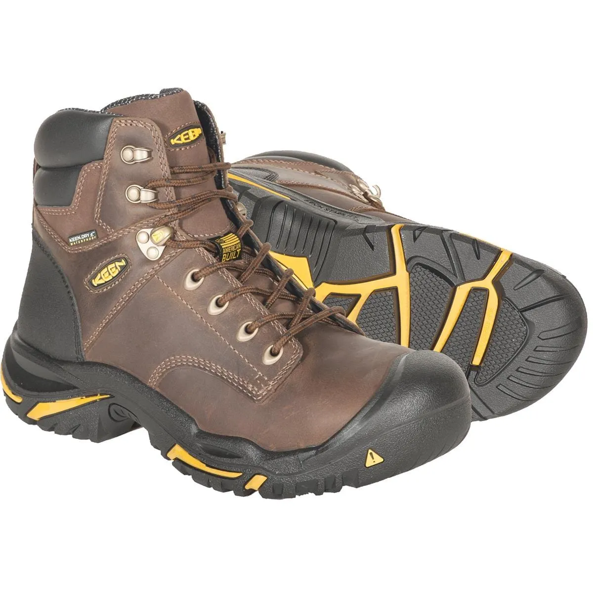 KEEN Utility Mt. Vernon Steel Toe Waterproof Leather Work Boots