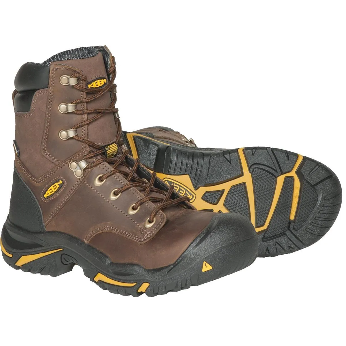 KEEN Utility Mt. Vernon Steel Toe Waterproof Leather Work Boots