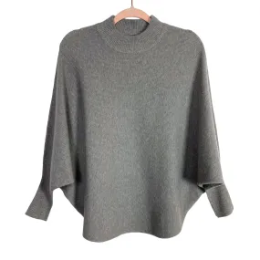 Kerisma Ash Gray Ribbed Mock Neck Dolman Sleeve Sweater NWT- Size S/M