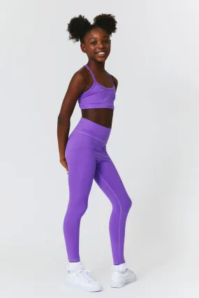 Kids TLC Leggings in Electric Purple