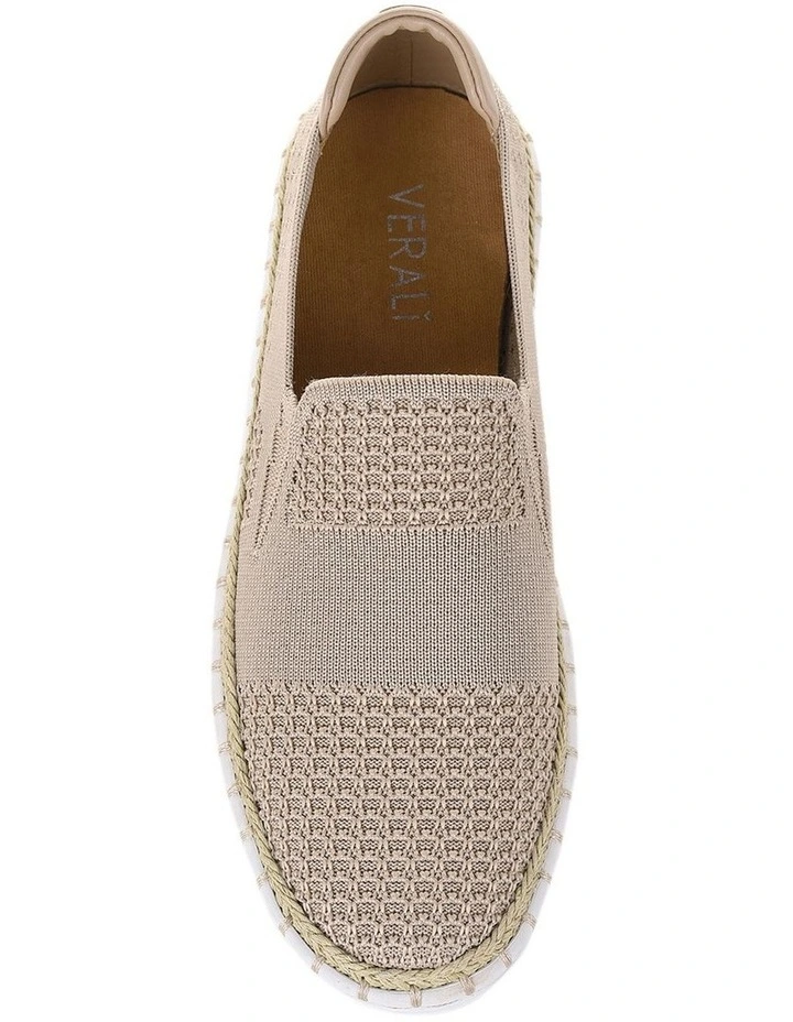 Knit Slip-on Sneaker in Natural