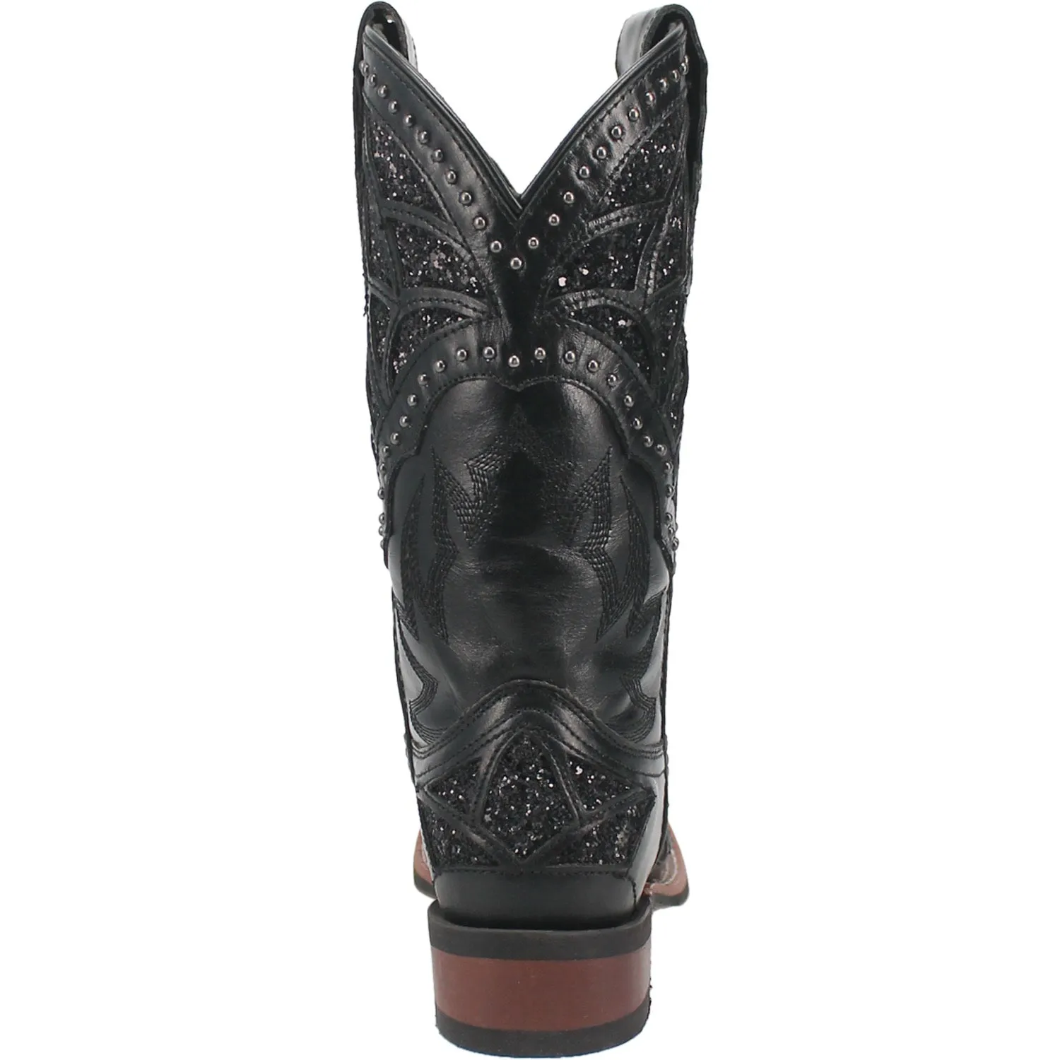 Laredo Womens Eternity Black Leather Cowboy Boots