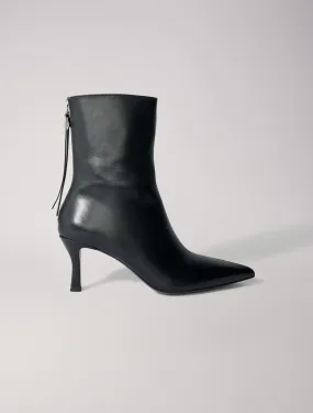 Leather ankle boots