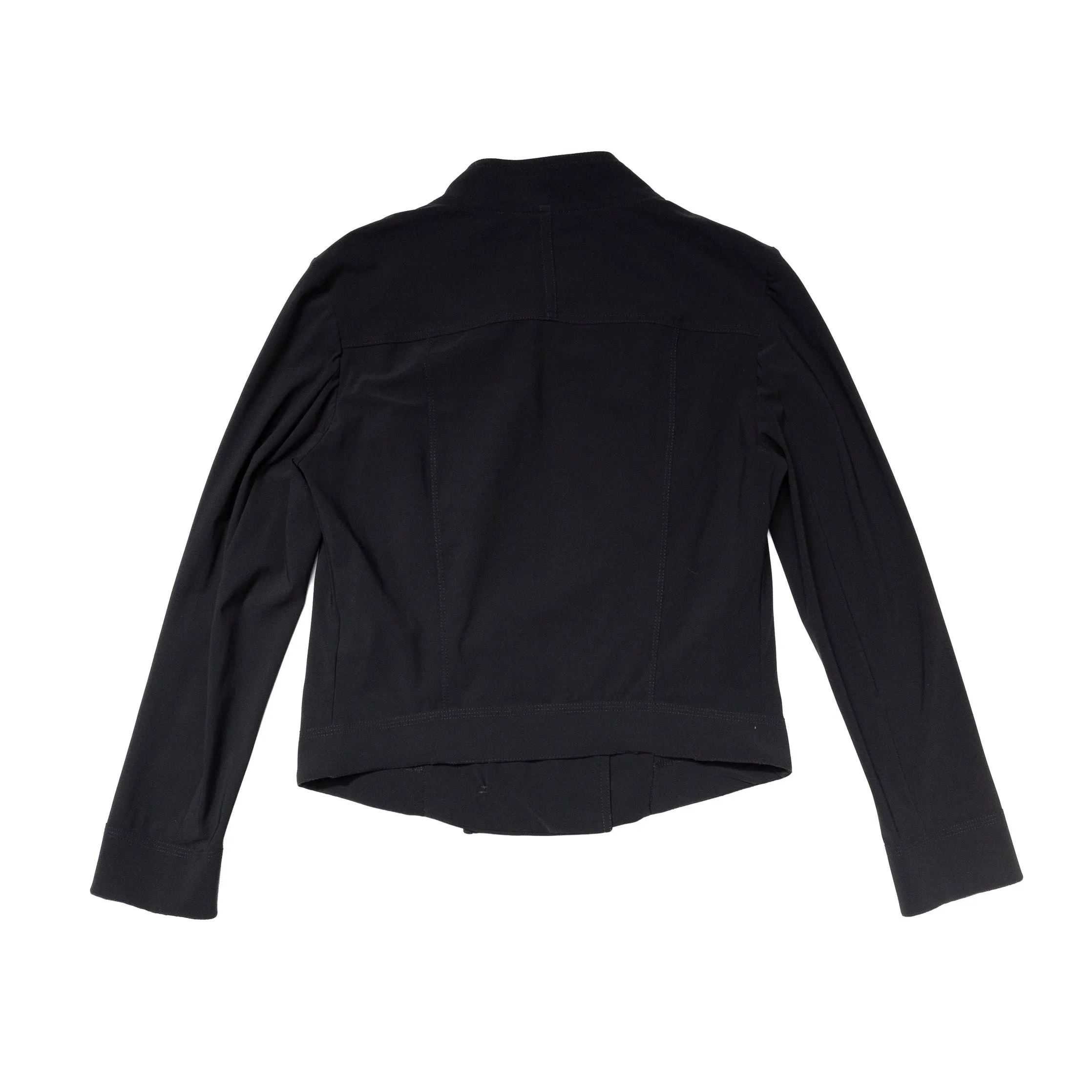 Marithé + Franois Girbaud Spandex Asymettric Closure Jacket