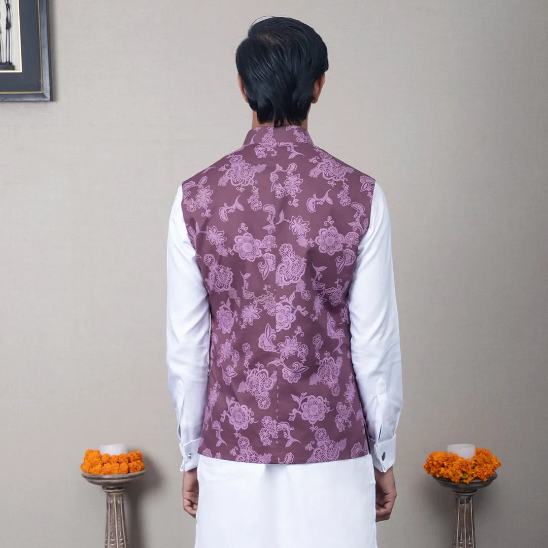 Mayan Abstract Nehru Jacket