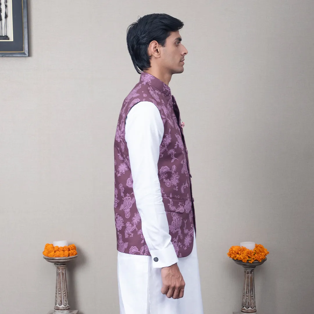 Mayan Abstract Nehru Jacket