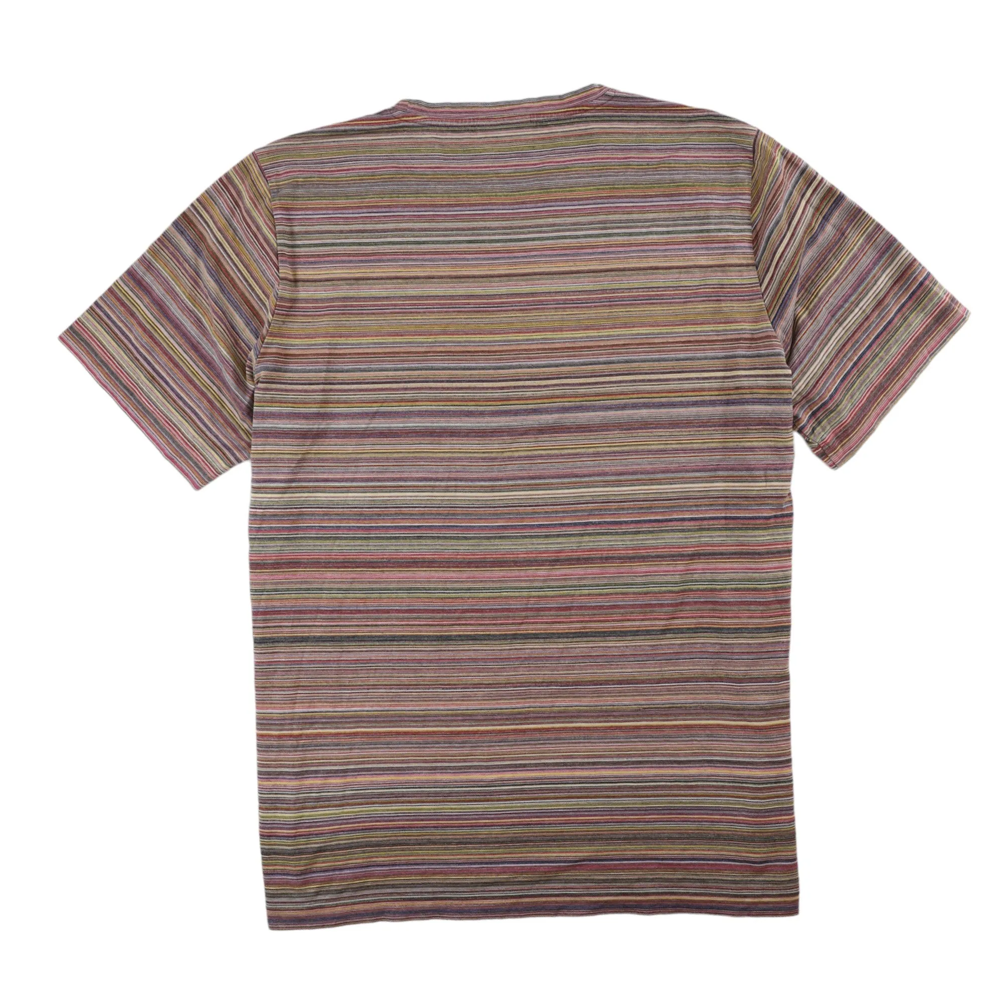 Men's Stripe Logo T-Shirt Multi-Coloured Size XXL