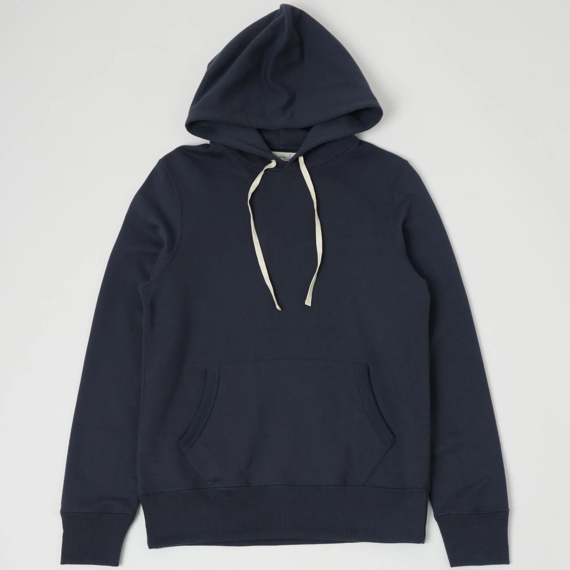 Merz b. Schwanen 382 Hooded Sweatshirt - Navy