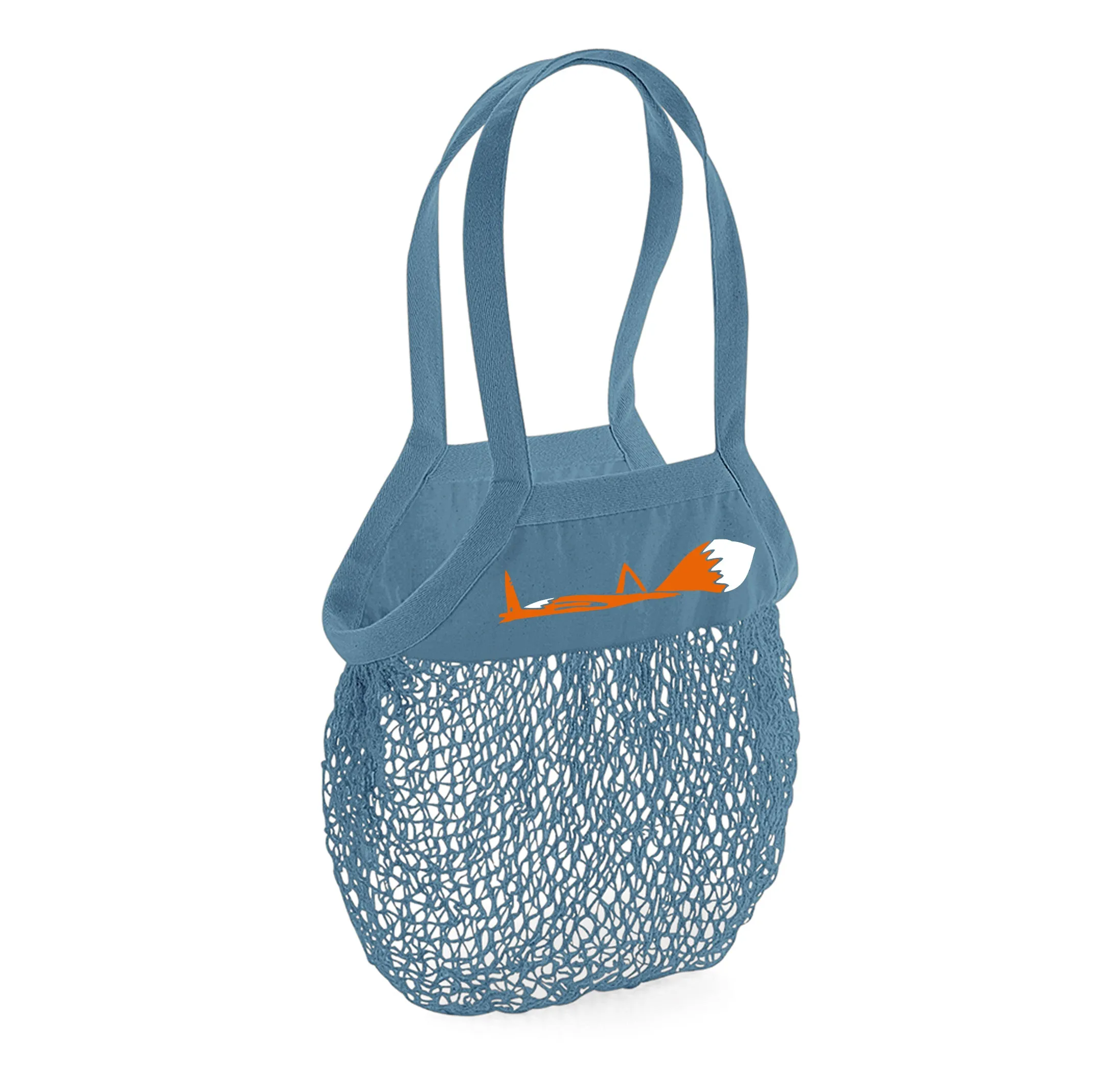 Mesh grocery bag, fox down