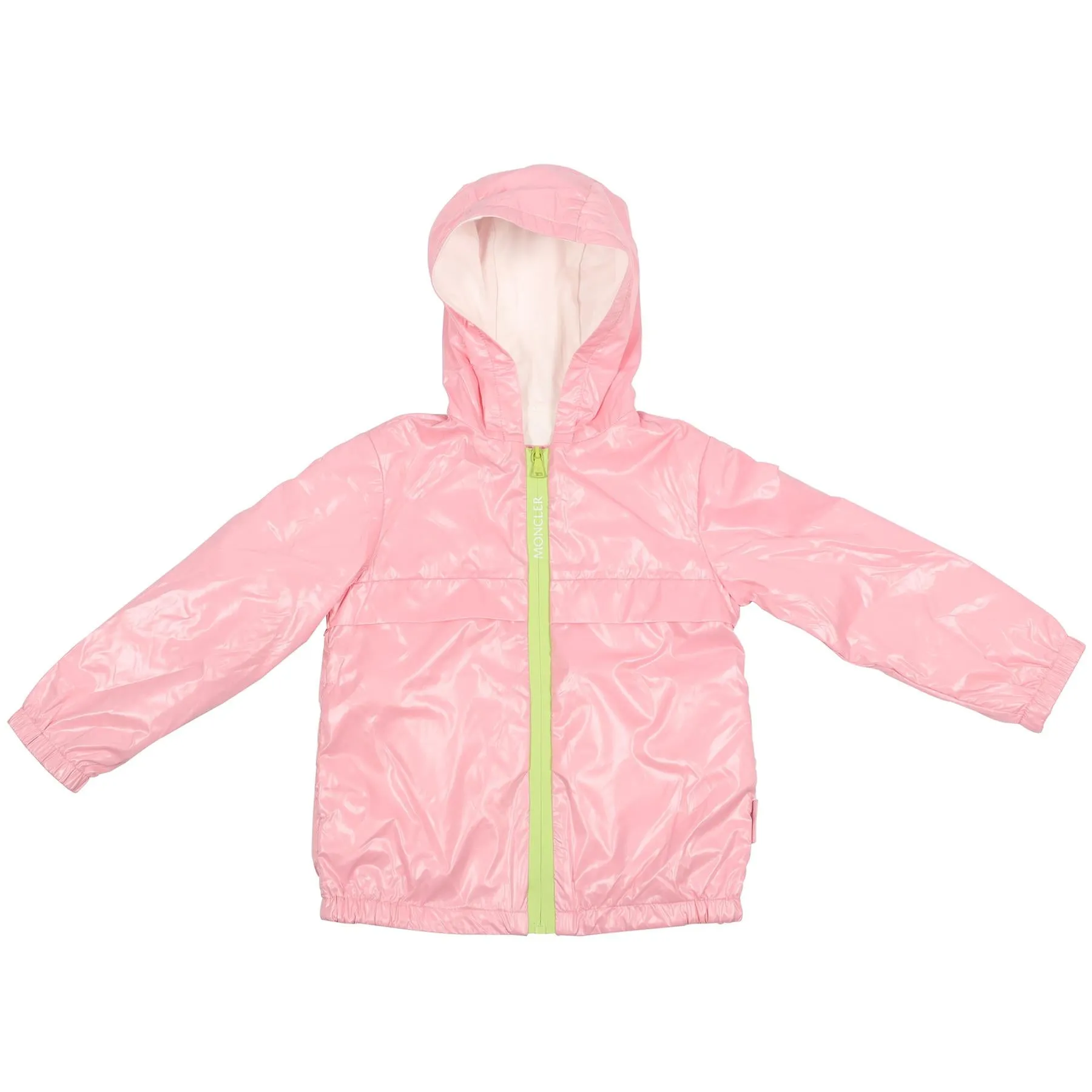 MONCLER PINK KIDS GIRLS SHELL JACKET 3 YEARS