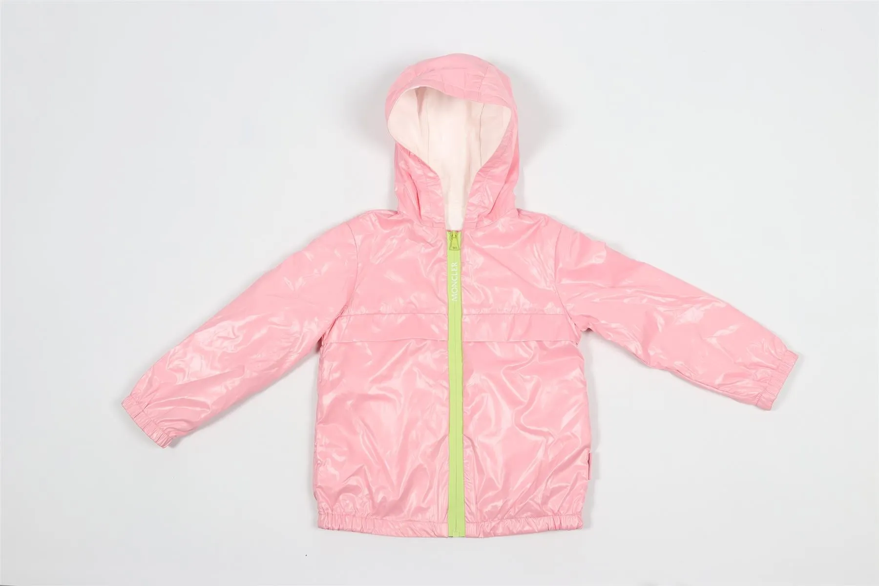 MONCLER PINK KIDS GIRLS SHELL JACKET 3 YEARS