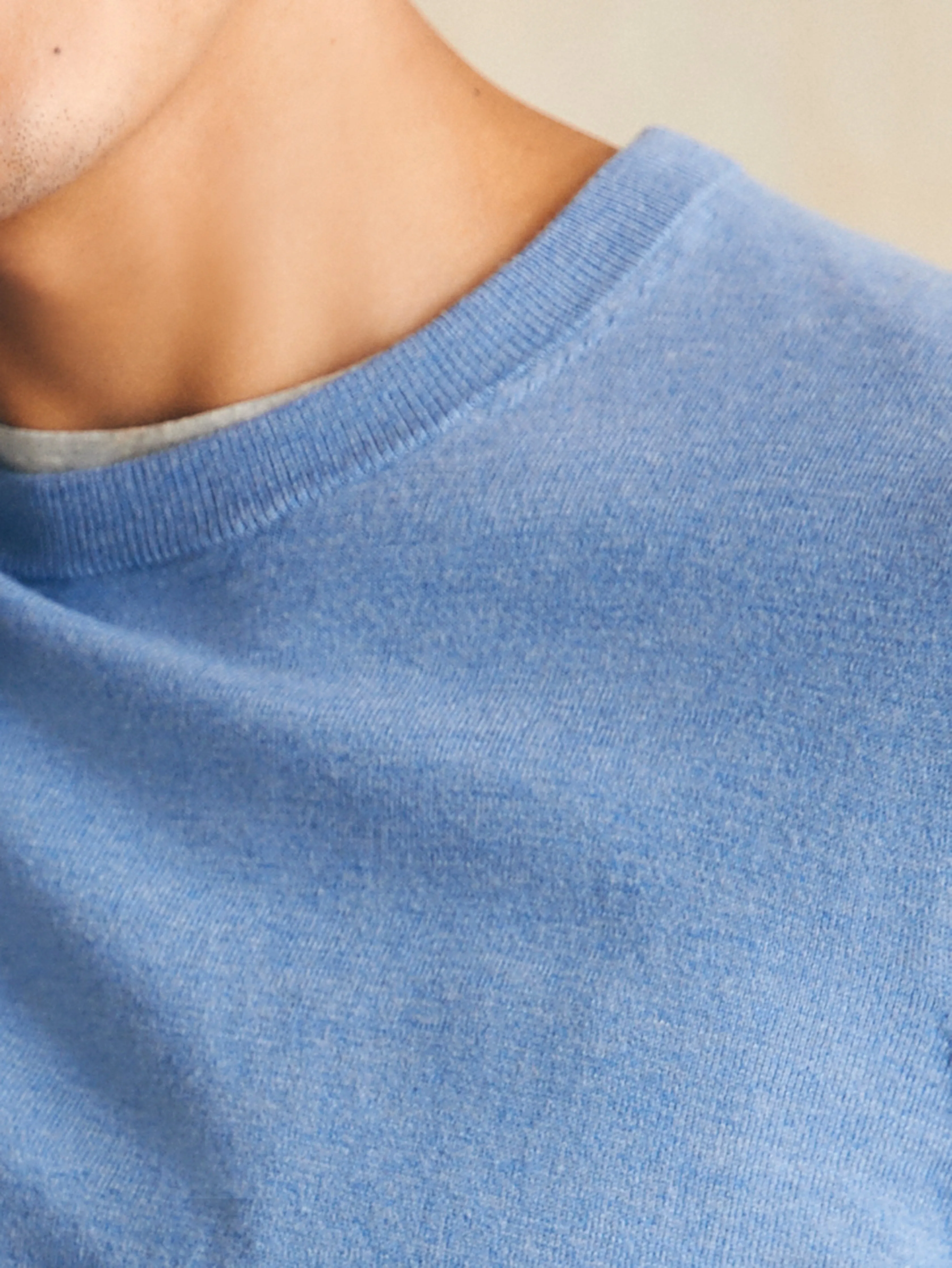 Movement Crewneck Sweater (Tall) - Azure Sky Heather