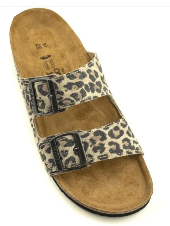 NAOT WOMENS SANTA BARBARA SANDAL CHEETAH