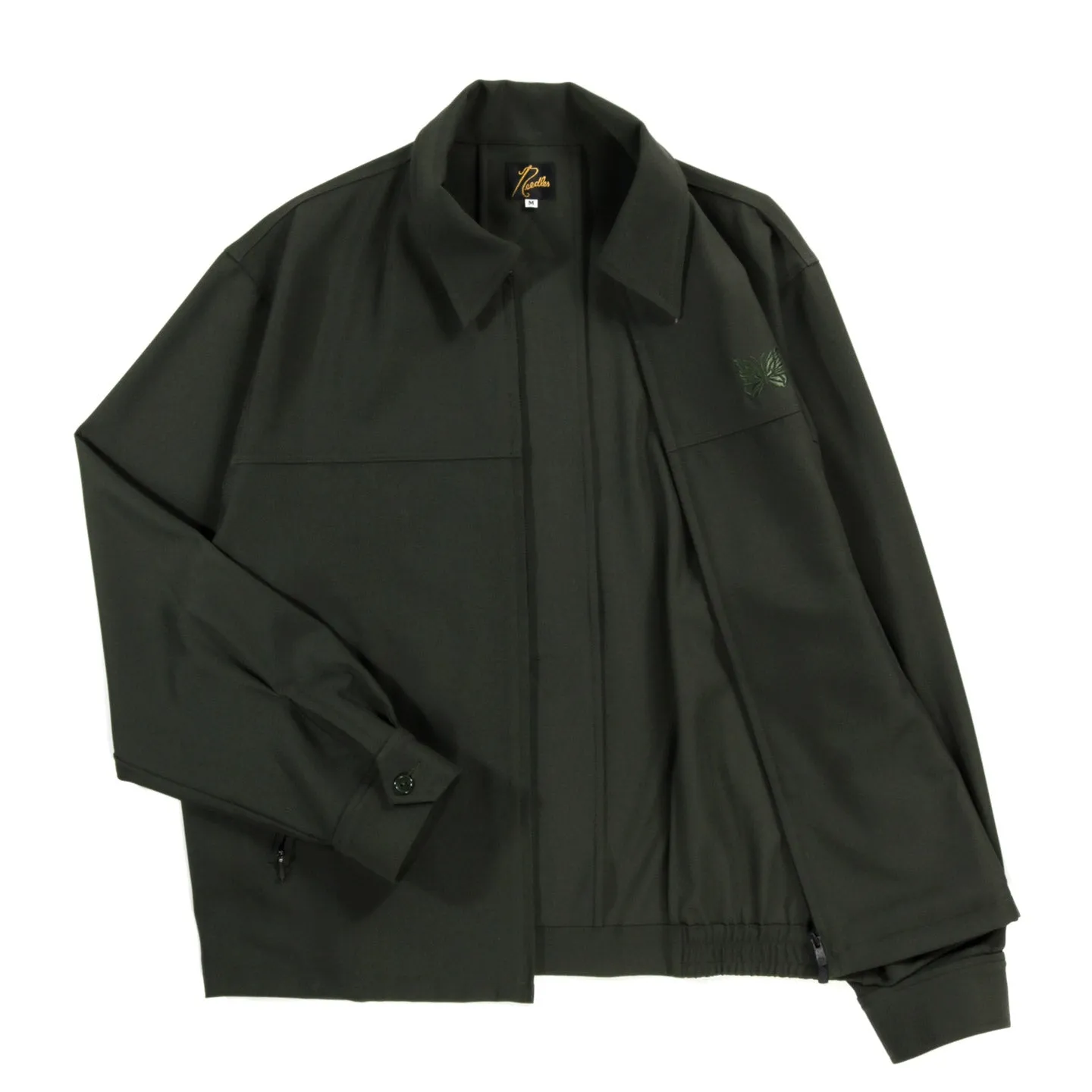 NEEDLES SPORT JACKET CAVALRY TWILL GREEN