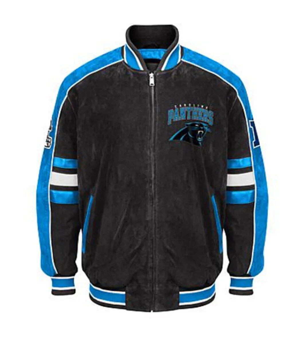 NFL Carolina Panthers Suede Jacket - William Jacket