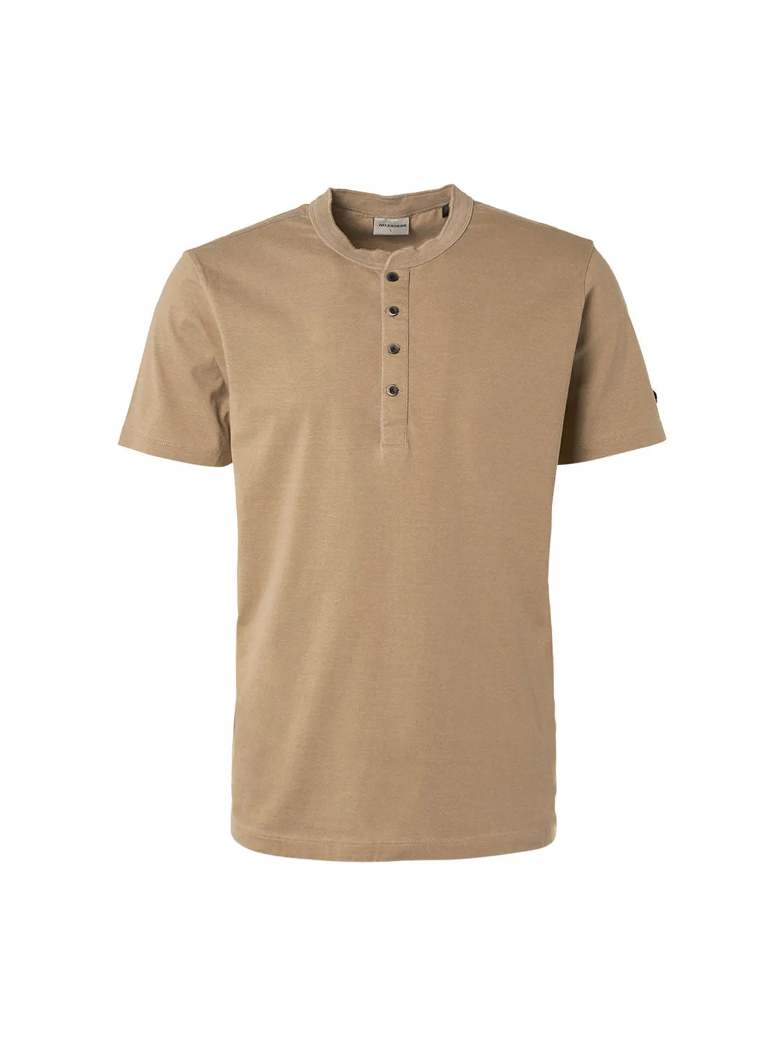 No Excess - Grandad Tshirt - Khaki