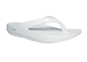 Oofos Womens OOlala (1400) Thong Sandal- White