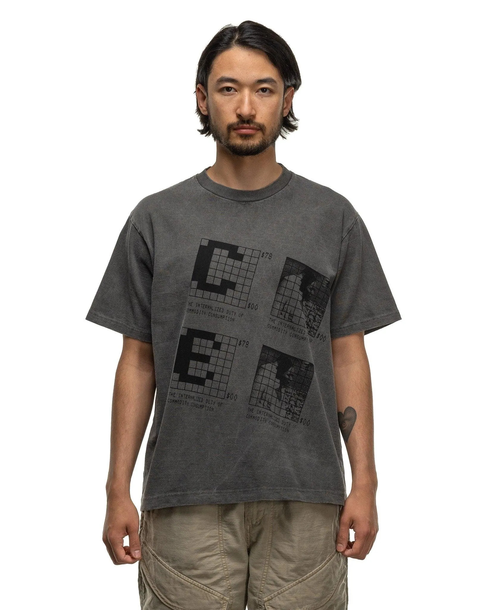 Overdye Internalized Duty T Charcoal