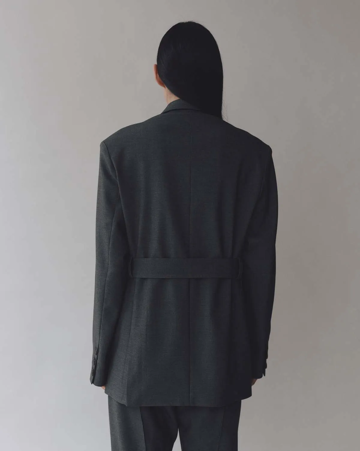 OVERSIZED JACKET - CHARCOAL