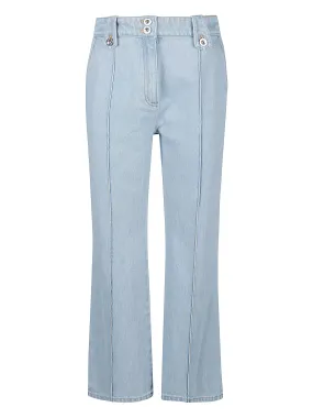 Paco Rabanne High-Waisted Cropped Jeans