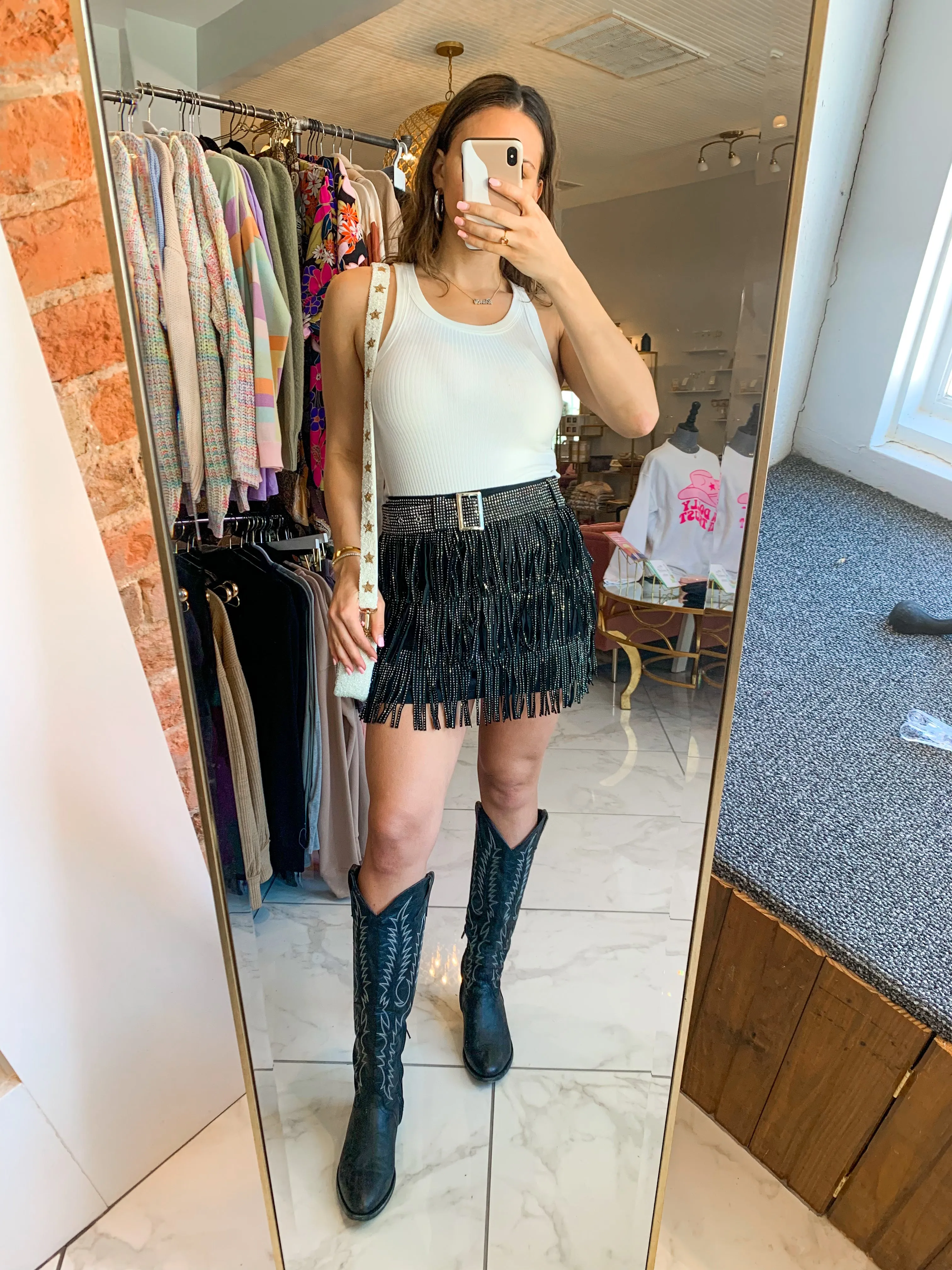 Parton Fringe Skirt