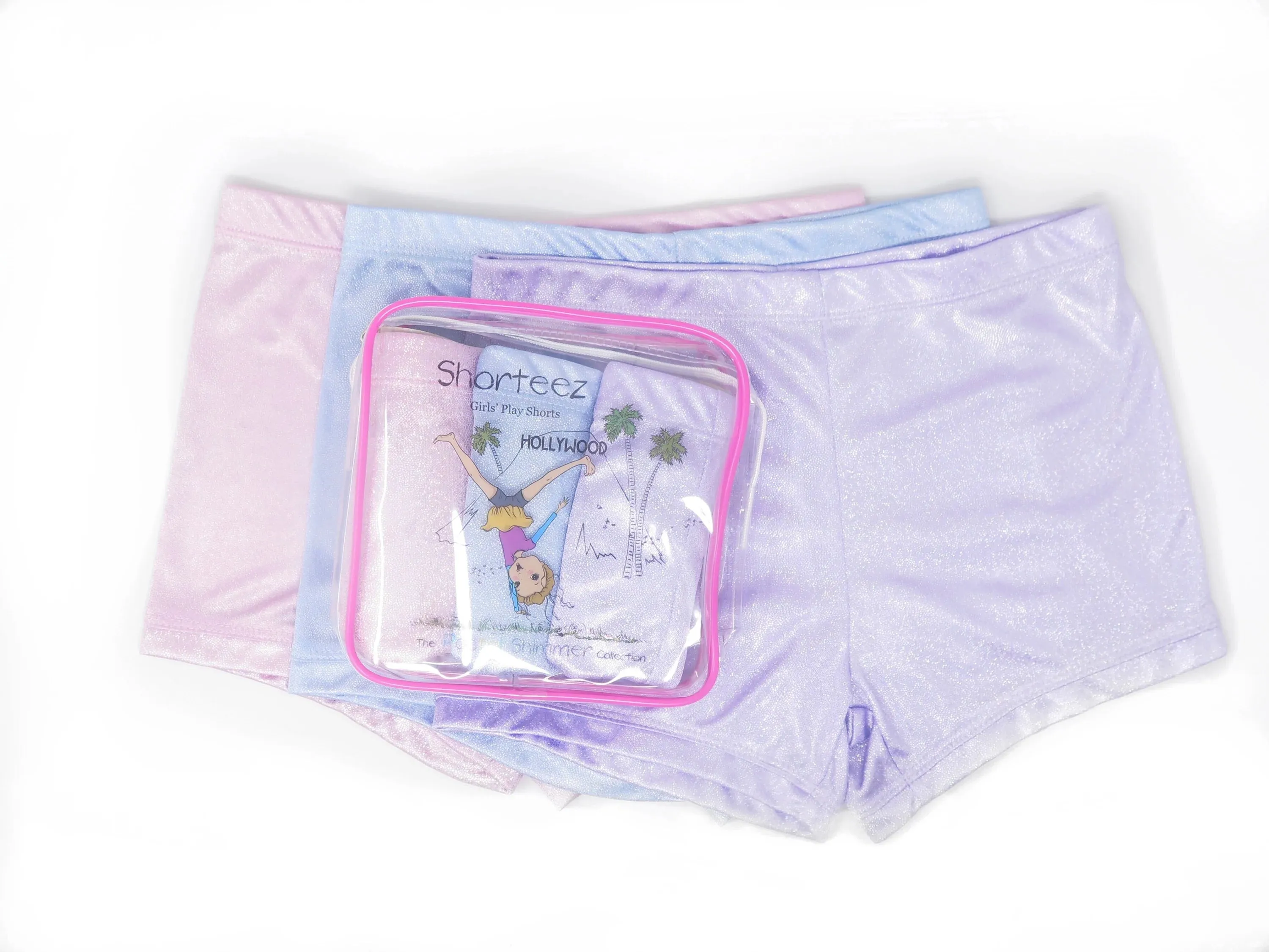 Pastel Shimmer Girl's Play Shorts