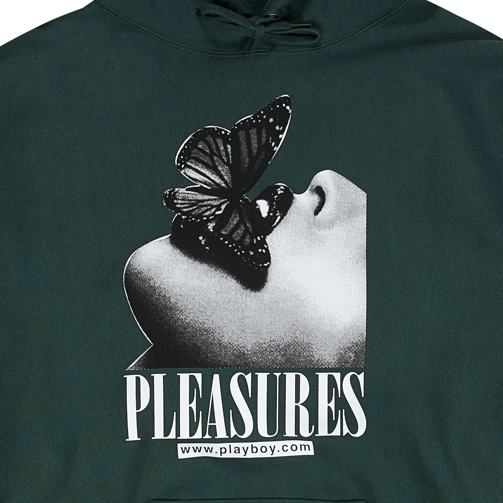 Pleasures Men x PLAYBOY Eat Hoody Alpine Green PB008-GRN