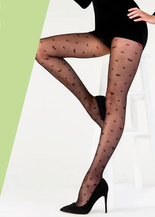 Pretty Polly Sheer Heart Tights ()