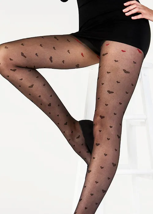 Pretty Polly Sheer Heart Tights ()