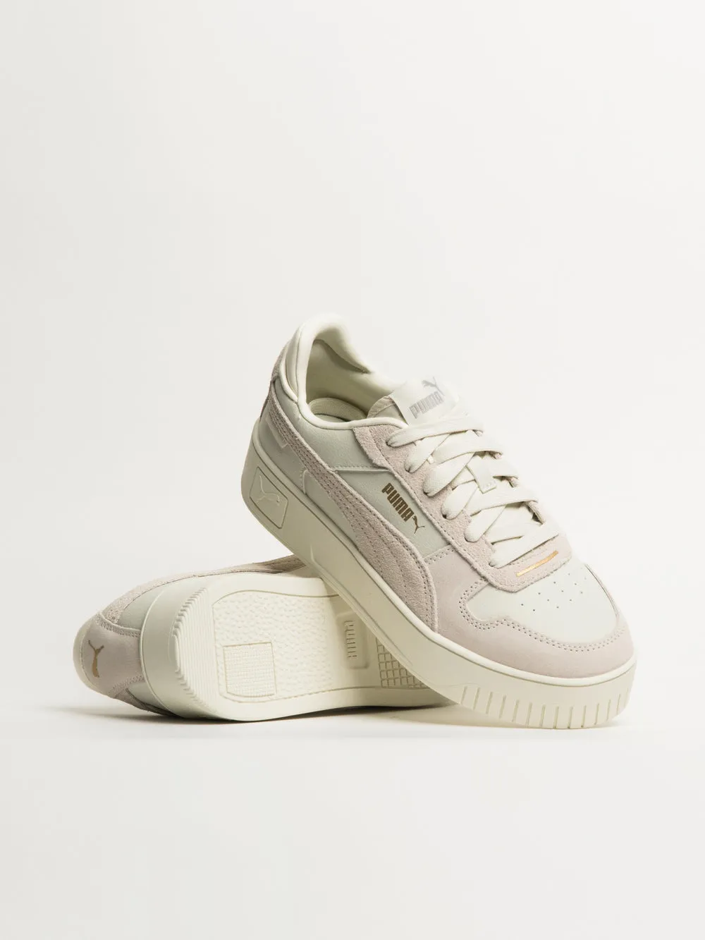 PUMA WOMENS PUMA CARINA STREET SUEDE SNEAKER