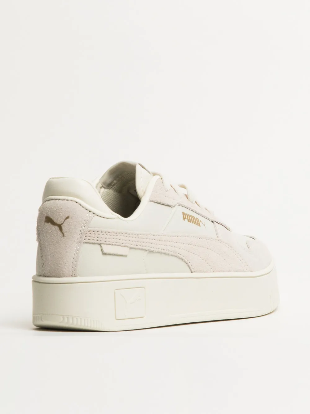 PUMA WOMENS PUMA CARINA STREET SUEDE SNEAKER