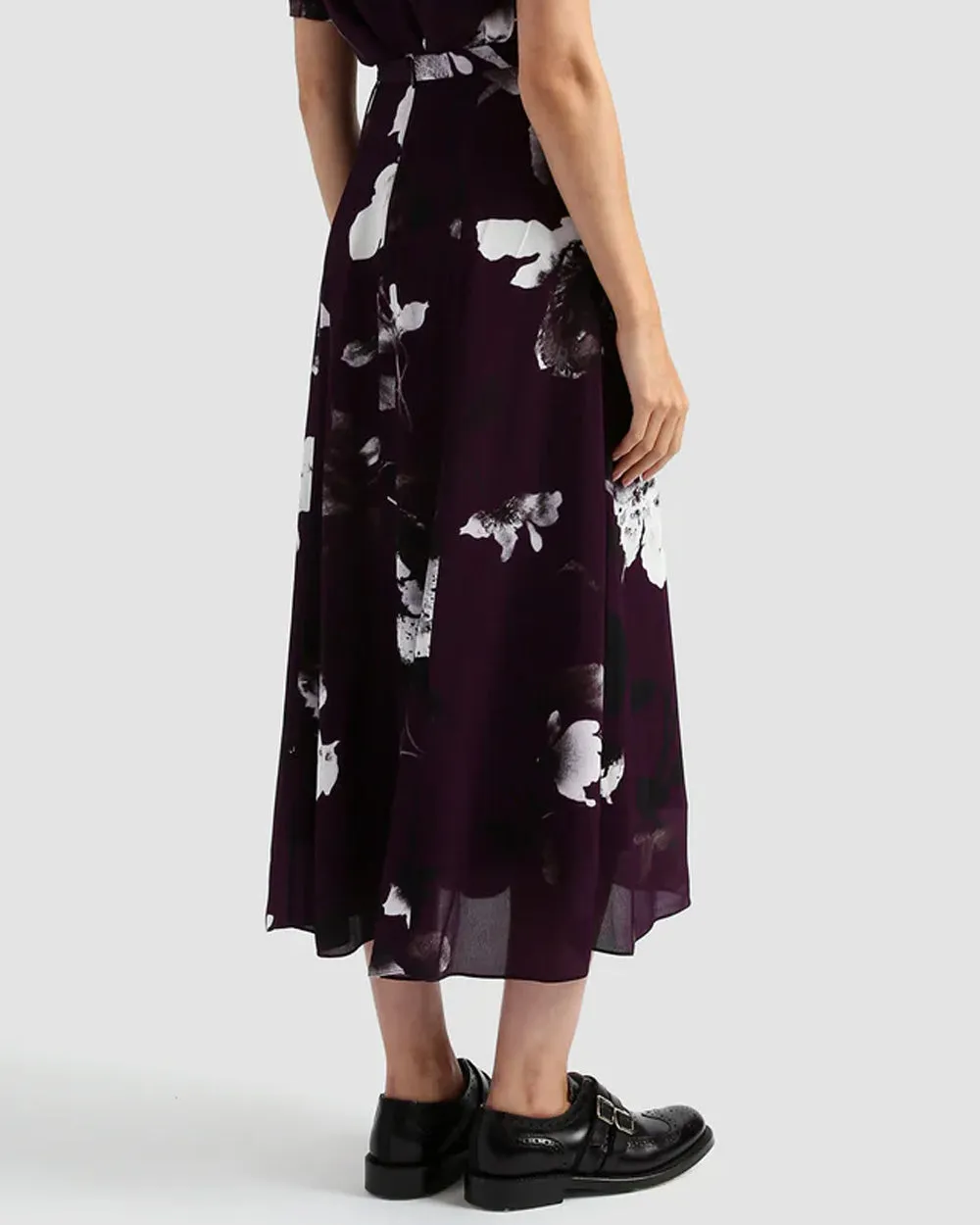 Purple Evelyn Aline Skirt