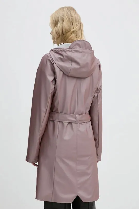 Rains jacket Curve Jacket W3 women's violet color 18130-37