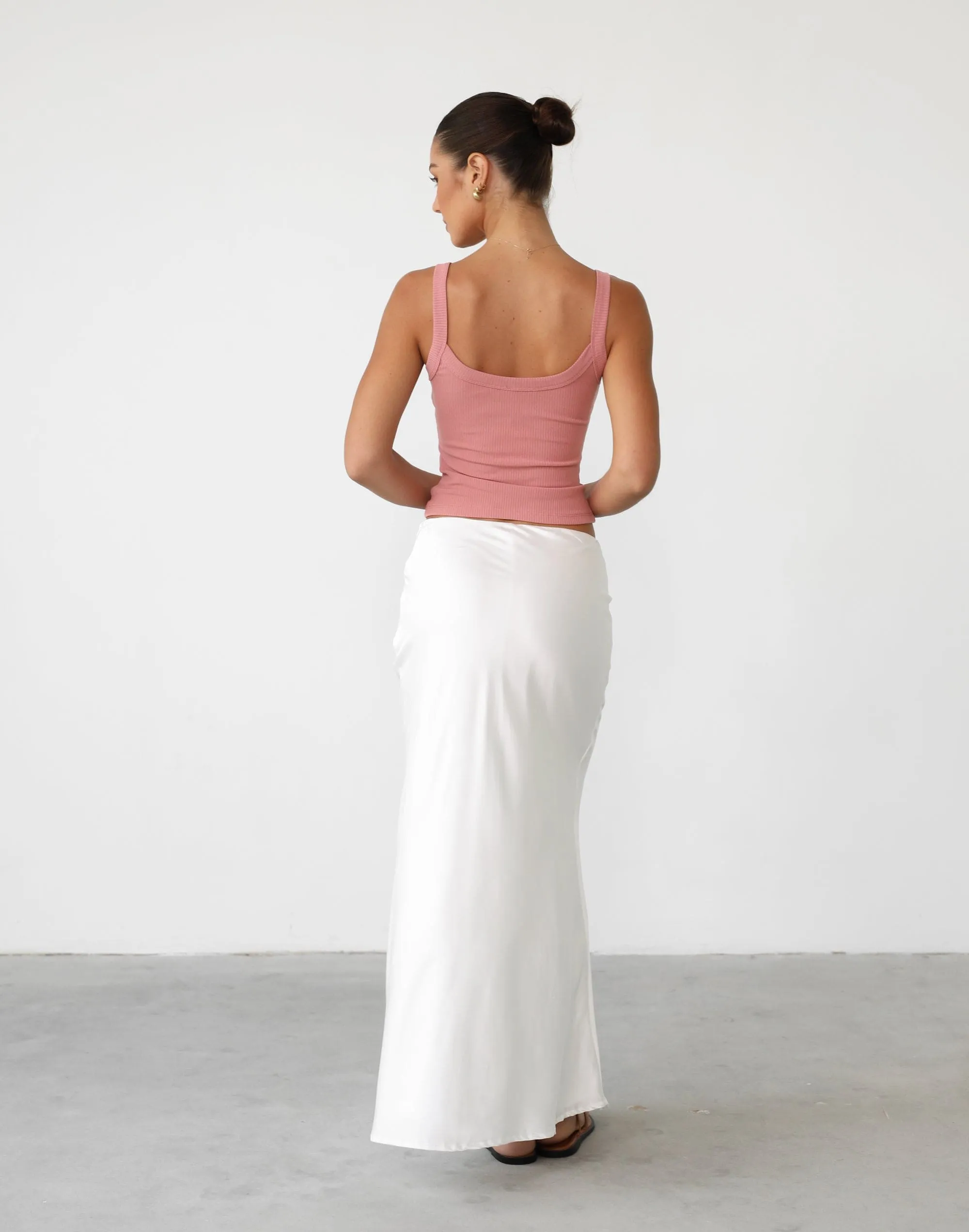 Ravena Maxi Skirt (White)