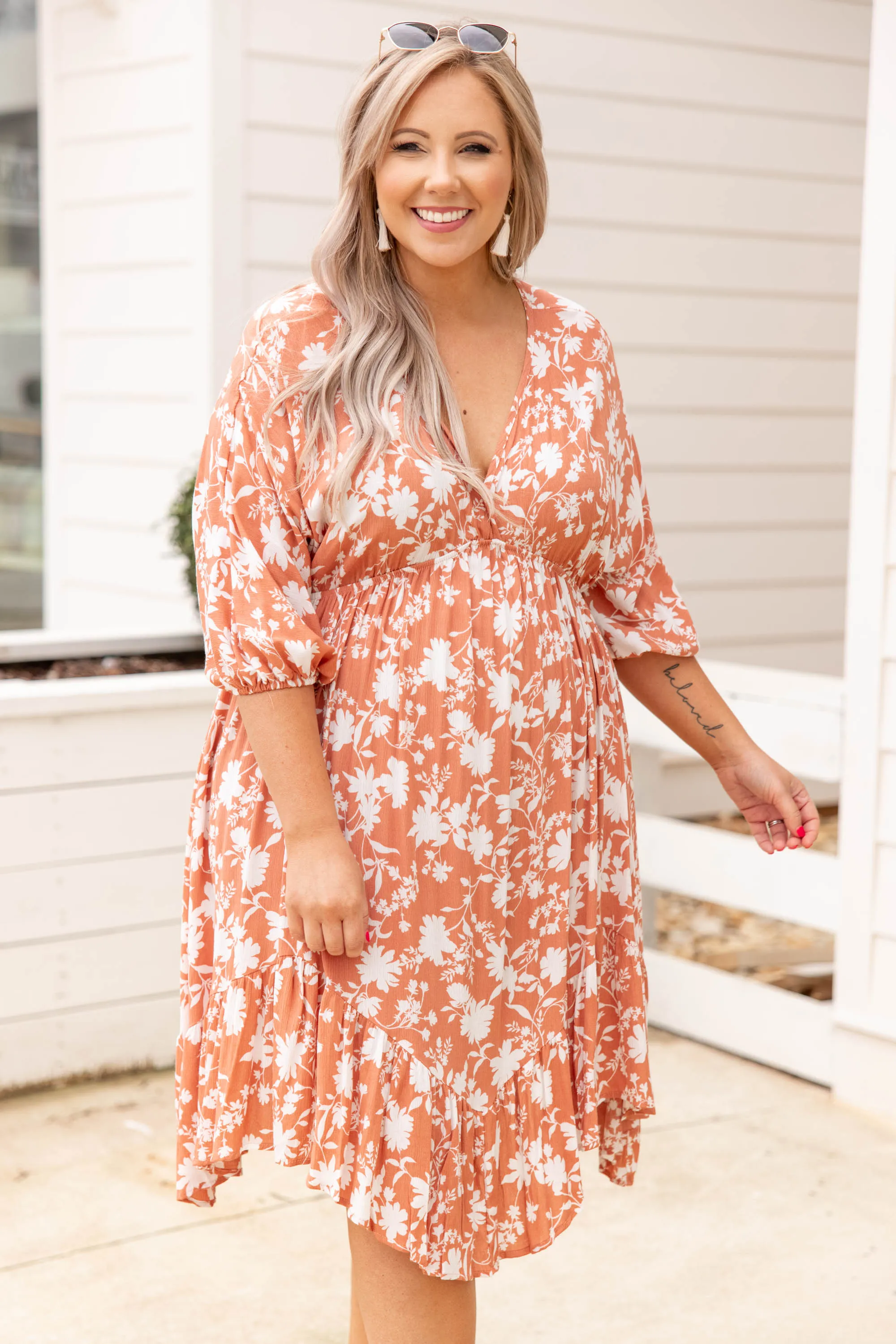 Refreshing Love Dress, Coral