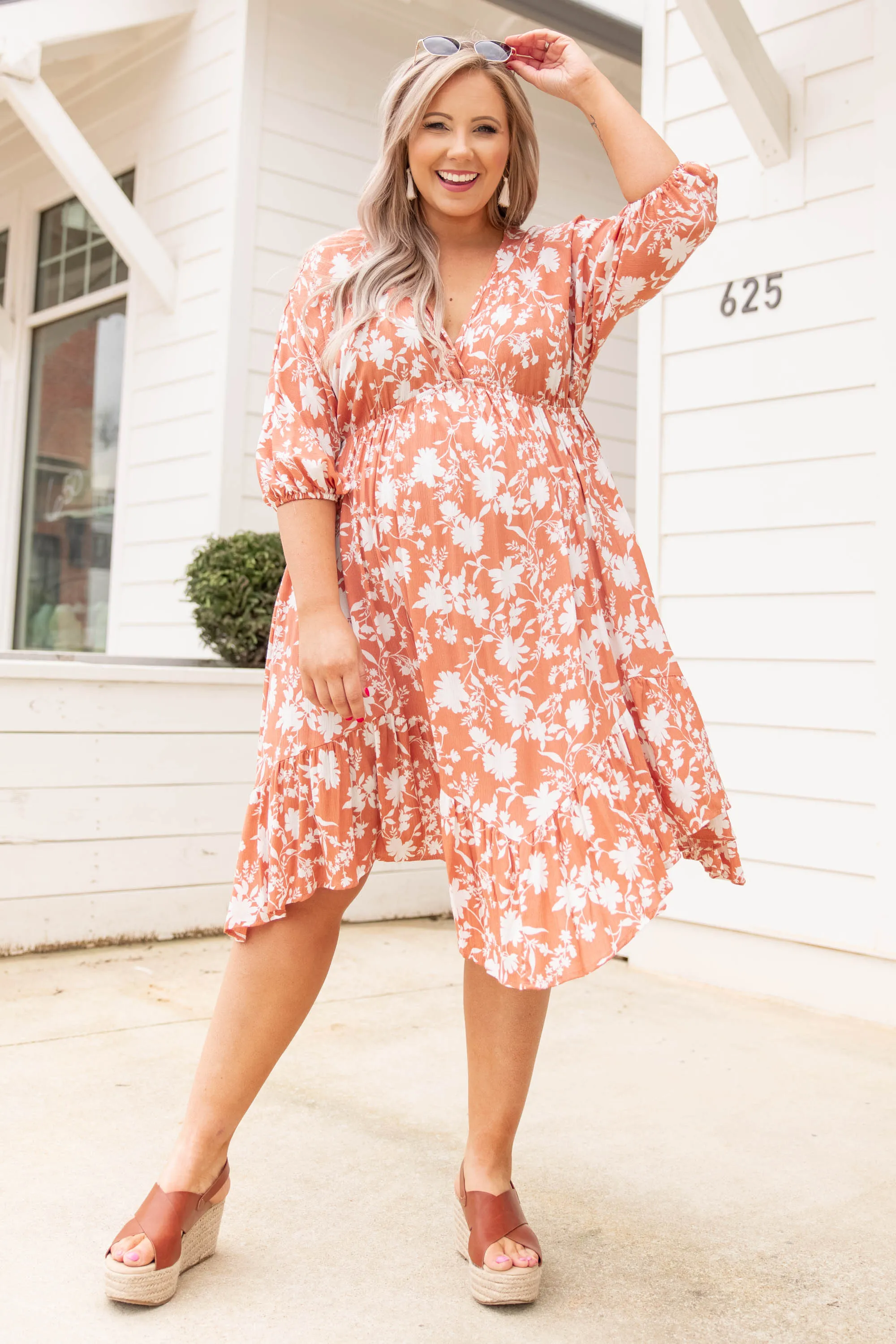 Refreshing Love Dress, Coral