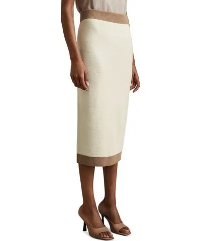 Reiss Nia Knitted Pencil Skirt