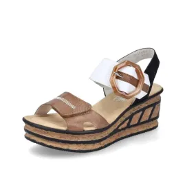 Rieker Women's Wedge Sandals - 68176-64