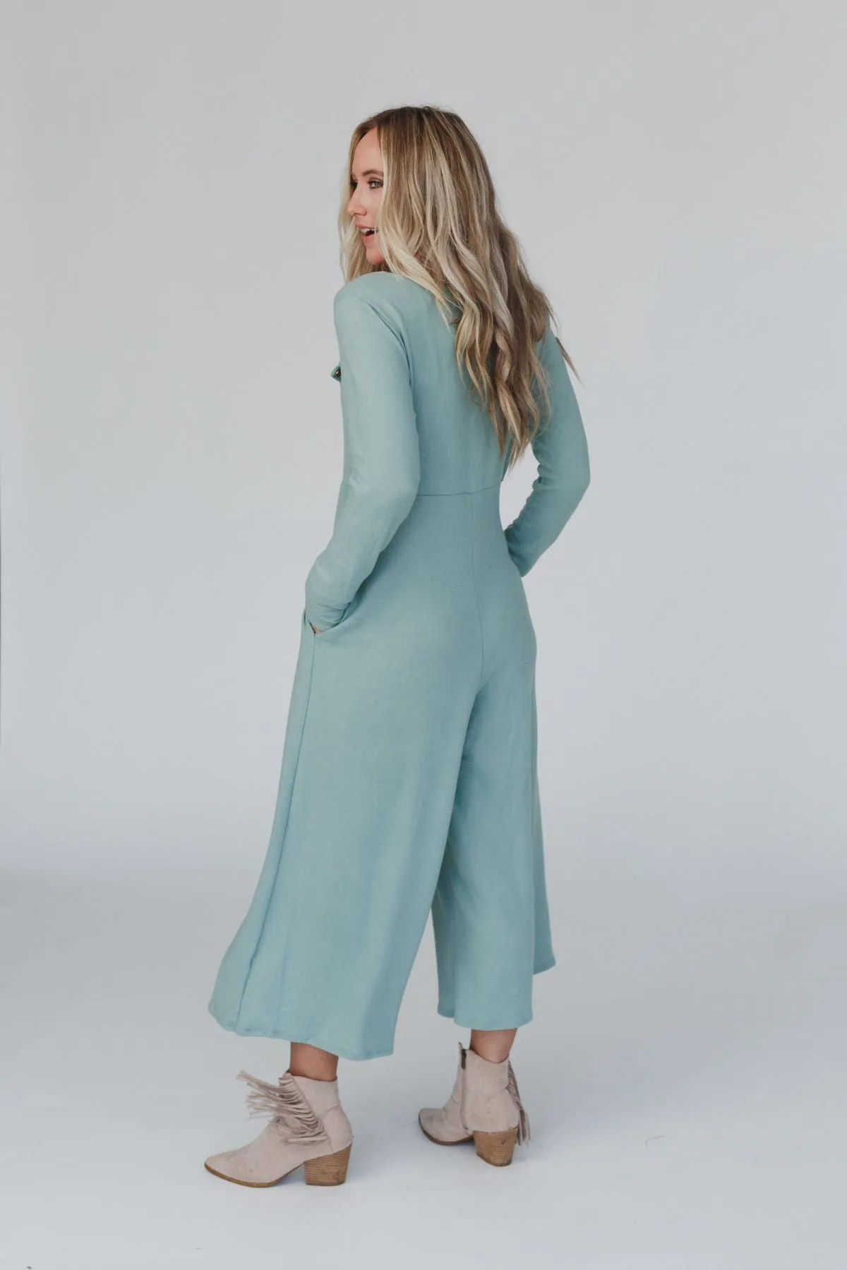 Simply Comfort Jumpsuit - Teal