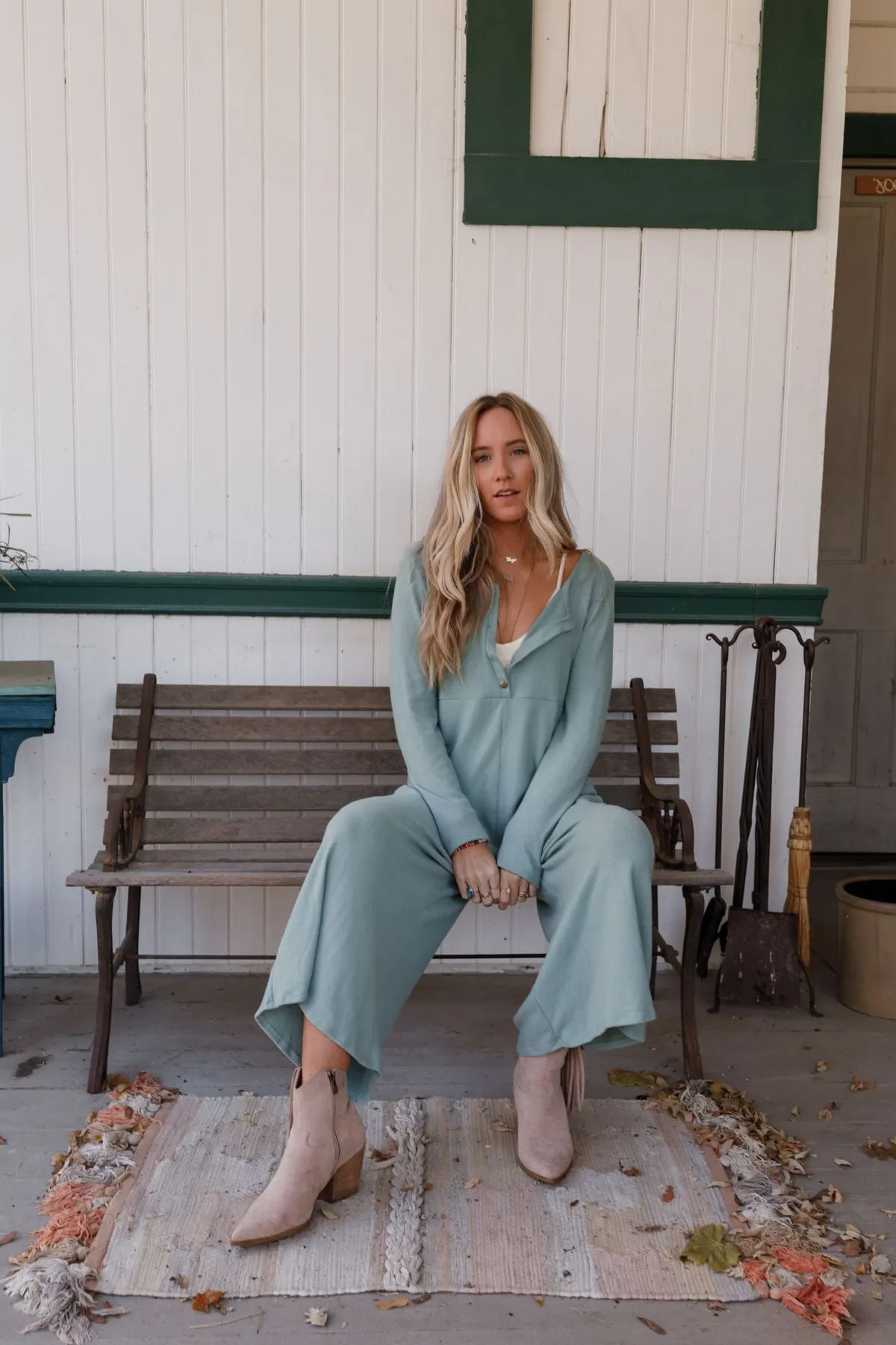 Simply Comfort Jumpsuit - Teal