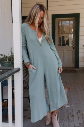 Simply Comfort Jumpsuit - Teal