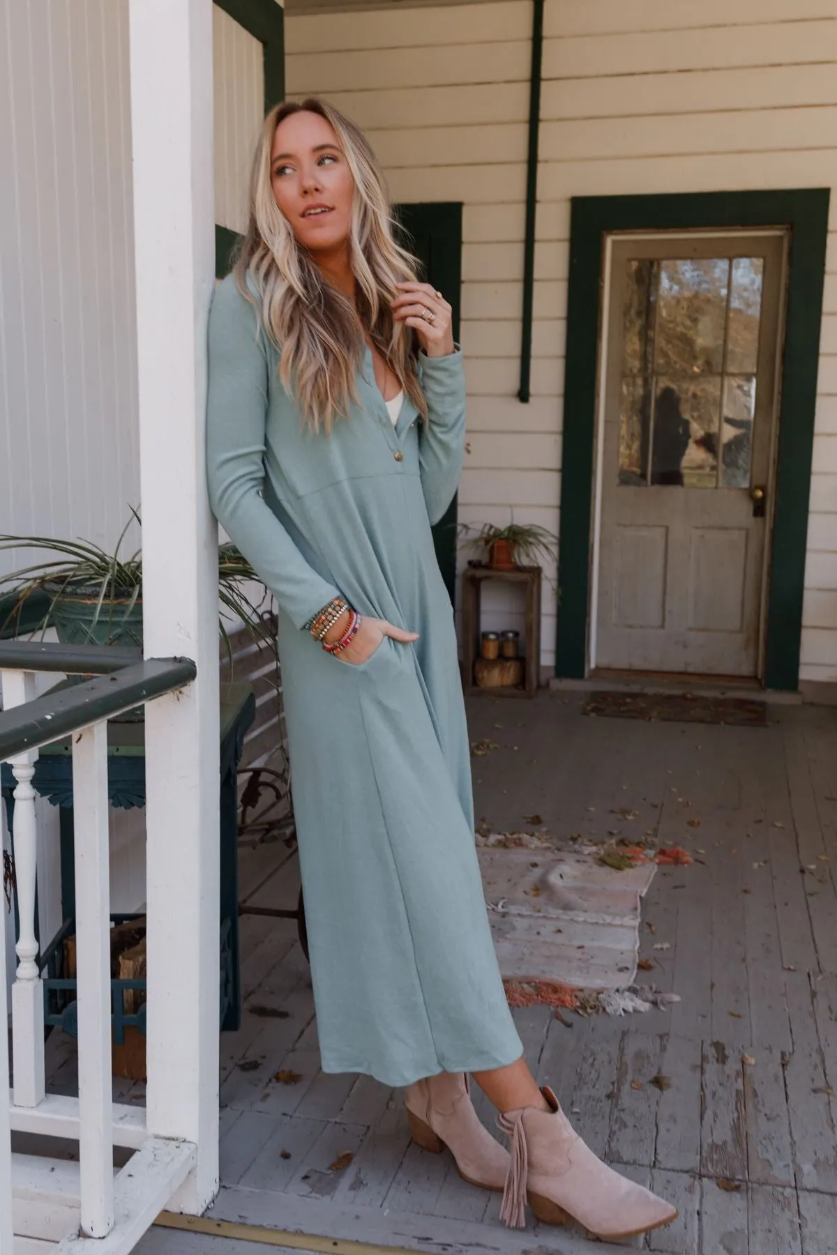 Simply Comfort Jumpsuit - Teal