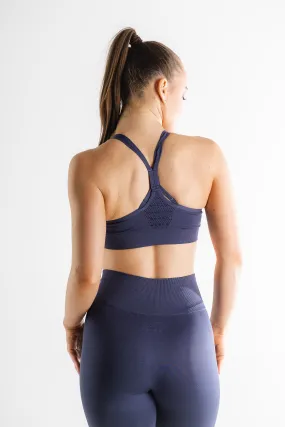 Sparta Evo Seamless Sports Bra - Sapphire Blue