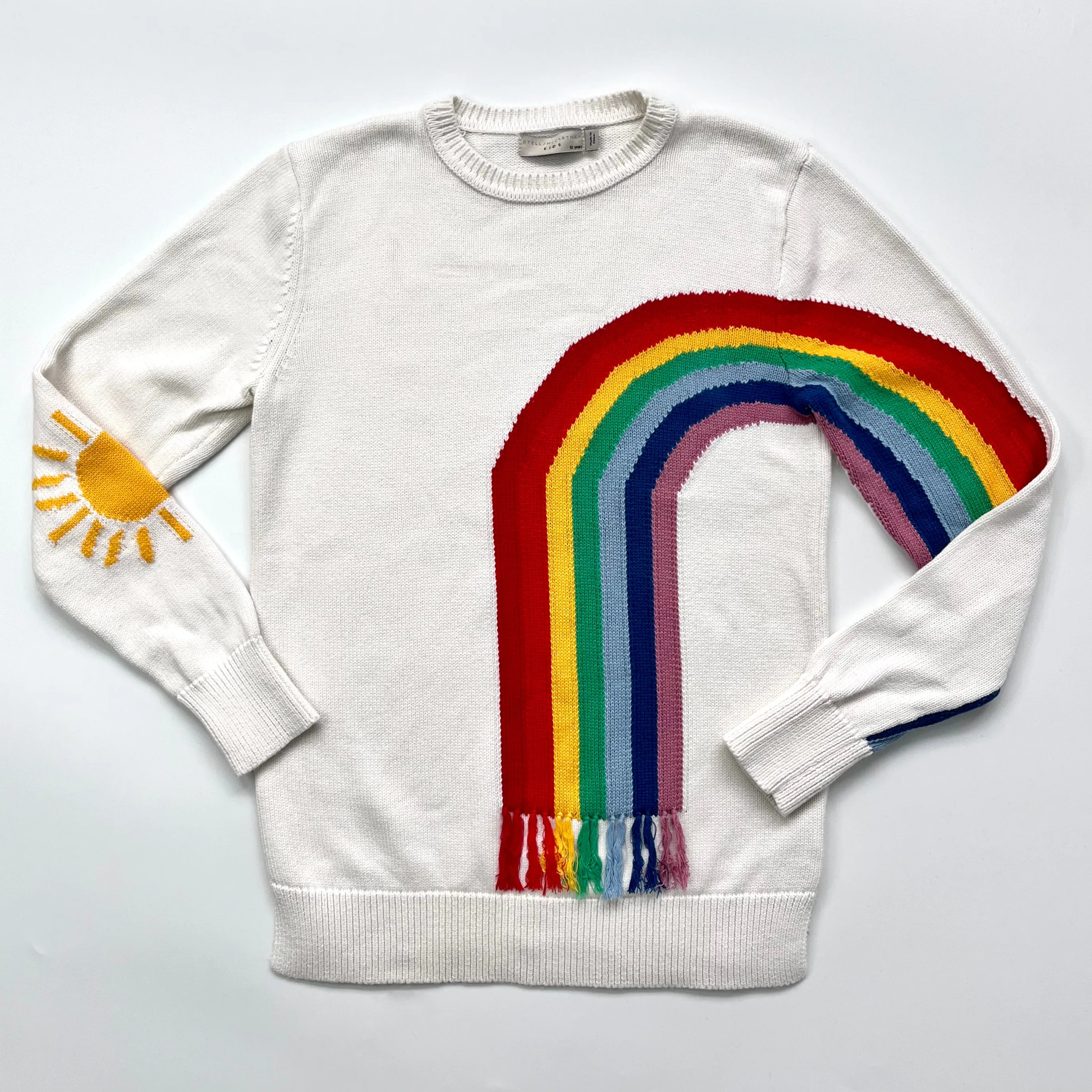 Stella McCartney Rainbow Cotton Jumper: 12 Years